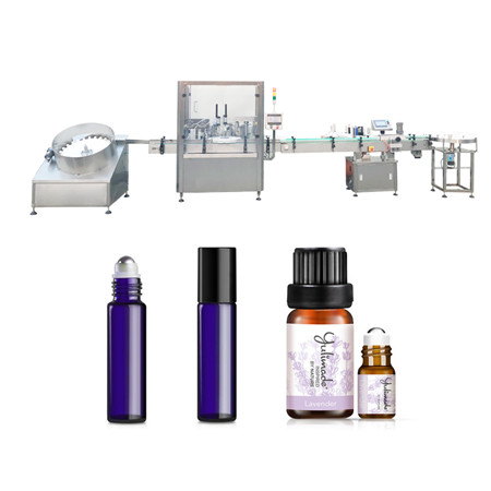 Polavtomatski avtomat za polnjenje tekočin z visoko viskoznim tekočim strojem za polnjenje parfumskih olj z visoko viskoznostjo