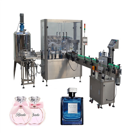 JB-YX2 PLC nadzorovan stroj za dimno olje, 4 oz polnilni stroj, polnilni pokrov in stroj za etiketiranje s proizvodno linijo