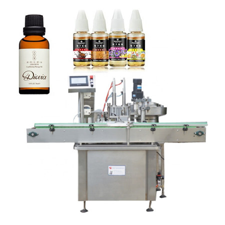 Avtomatska naprava za polnjenje oljne vape peresnice CBD z oljem konoplje za olje konoplje v majhne steklenice