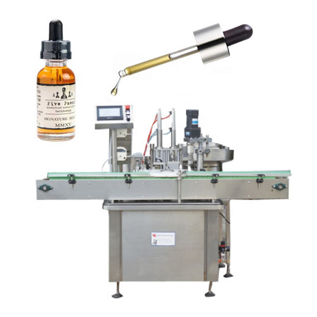 Tovarniška vroča prodaja tekoči polnilni stroj z visoko viskoznostjo embalaže za viale cigaretnega olja z nadzorom PLC