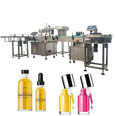 Popolna samodejna avtomatska naprava za polnjenje kozmetičnih steklenic za majhne parfume z eteričnim oljem, tovarna Shanghai
