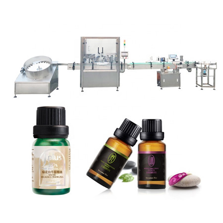 Avtomatično olje polnilni stroj Proizvodna linija 30 ml e tekočina za polnjenje tekočih steklenic parfumska polnilnica