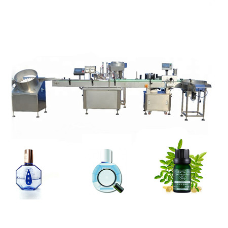 Polnilni in tesnilni stroj za farmacevtske stekleničke v steklenicah, stroj za polnjenje z vialami s tekočino in polnjenje