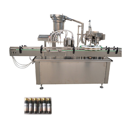 Avtomatska peroralna tekočina za polnjenje in tesnjenje strojev za označevanje strojev